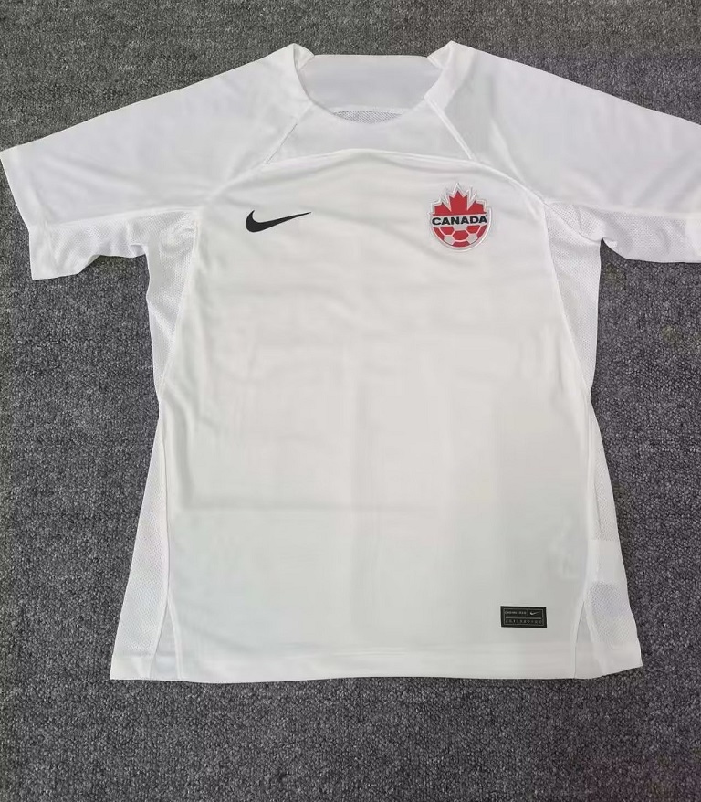 AAA Quality Canada 23/24 Away White Soccer Jersey